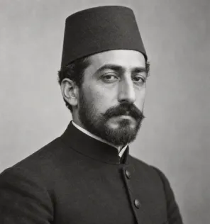 Imagined illustration for the dossier of HaĢim Bey; not a historical likeness